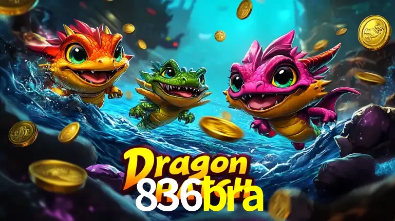 Arte promocional do jogo Dragon Hatch com três adoráveis dragões bebês nadando entre moedas de ouro, um dos slots mais divertidos para jogar no cassino 836bra.
